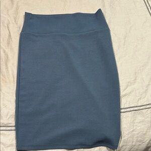 LuLaRoe Women's Blue Pencil Skirt